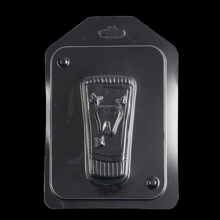 Пластиковая форма для мыла "Зубная паста" 8,5х4 см