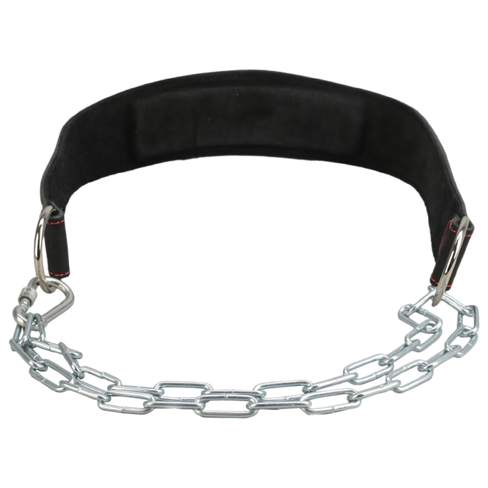 Пояс с цепью кожаный 100 см (лифтерский), цвет черный