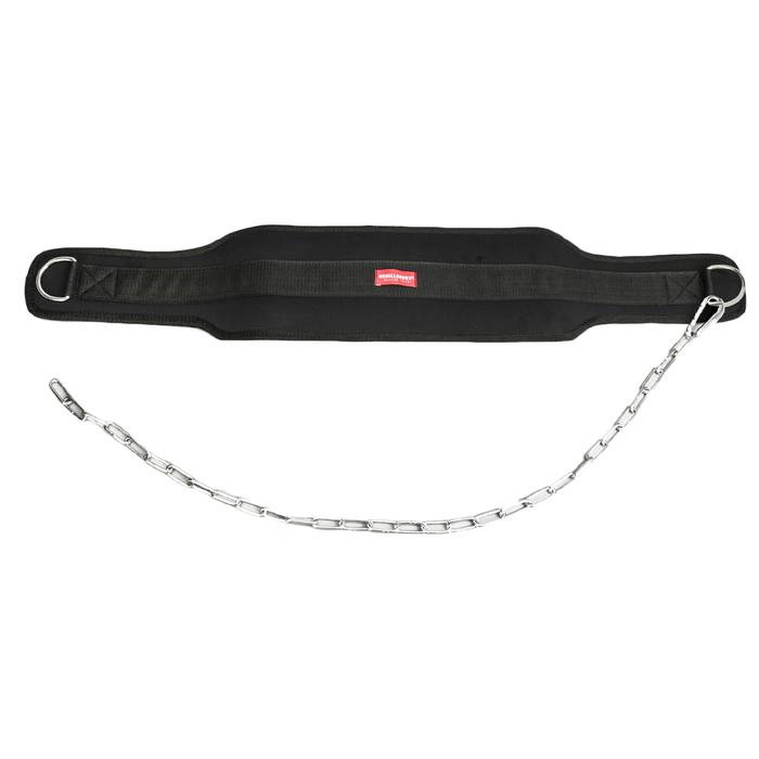 Пояс с цепью нейлоновый, цвет черный