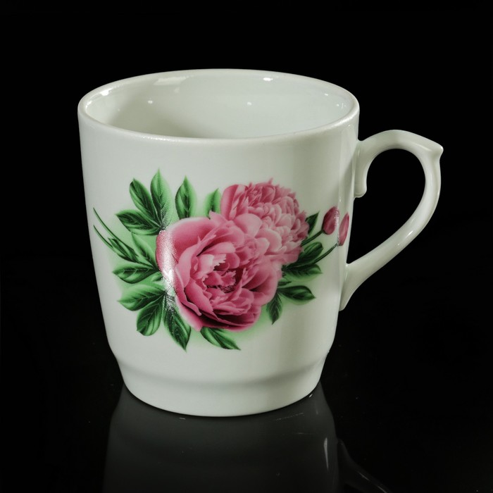 Кружка 400 мл "Пион"