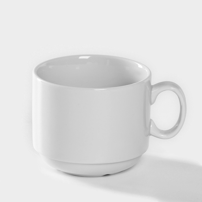 Чашка чайная фарфоровая «Экспресс», 220 мл чашка чайная фарфоровая punto bianca 350 мл