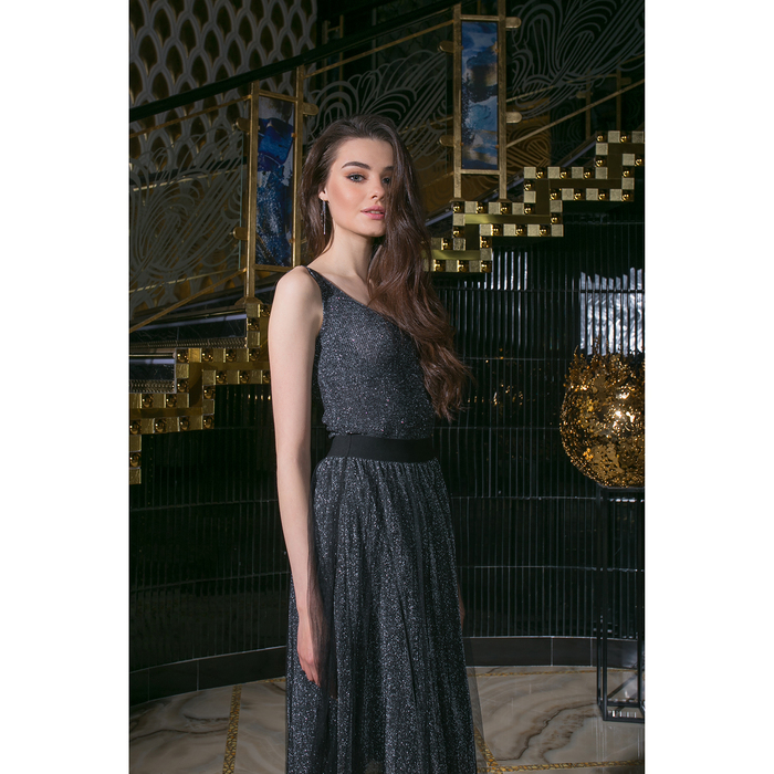 Юбка миди р.42-44, цв.звездная пыль