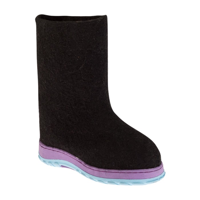 Валенки кукморские детские арт. 212-3 (чёрный) (р. 22 (15 см)