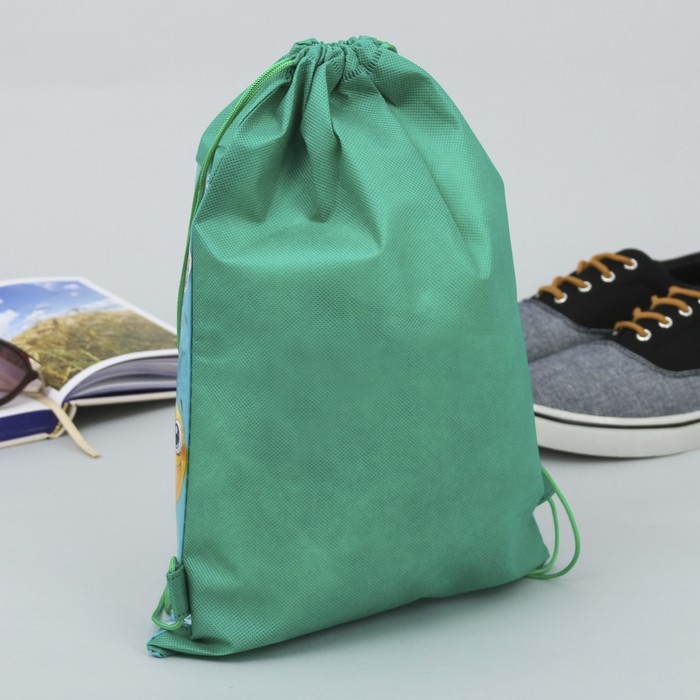 Мешок для обуви и бутылка для воды "Улыбайся"