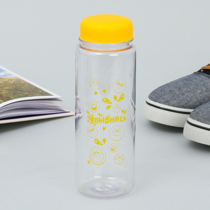 Мешок для обуви и бутылка для воды "Улыбайся"