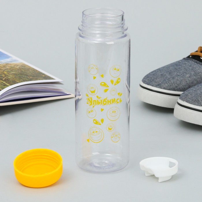 Мешок для обуви и бутылка для воды "Улыбайся"