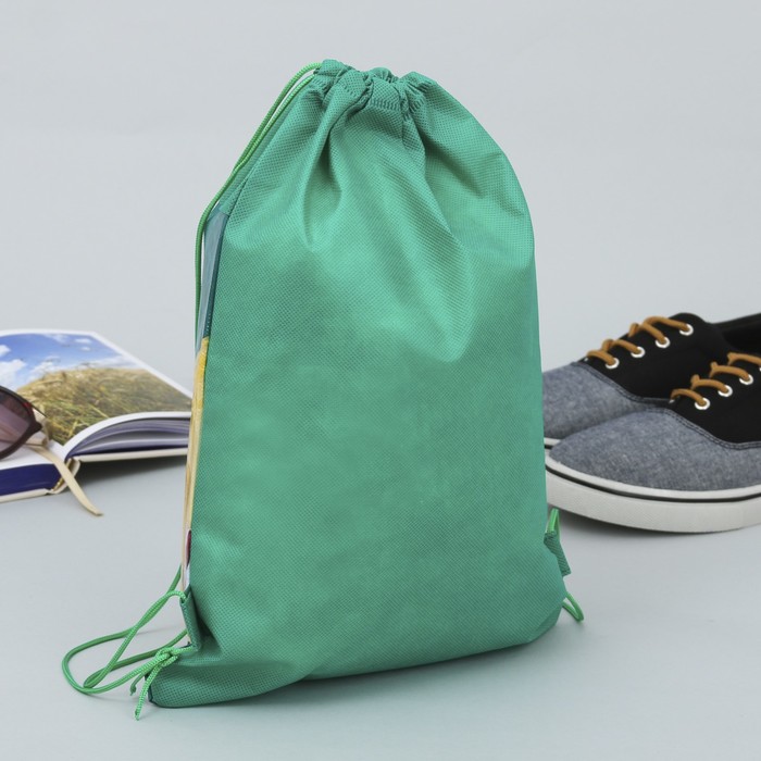 Мешок для обуви и бутылка для воды "Я люблю спорт"