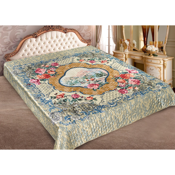 Покрывало 3D Marianna евро Сказка 200х220 см, искус.шелк, пэ100%