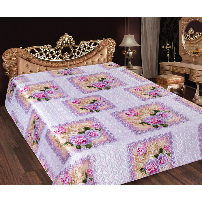 Покрывало Marianna ГОЛД Аврора 150x220 см, искус.шелк, пэ100%