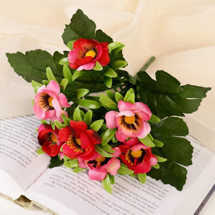 

Букет "Яркие анемоны" 25 см, микс