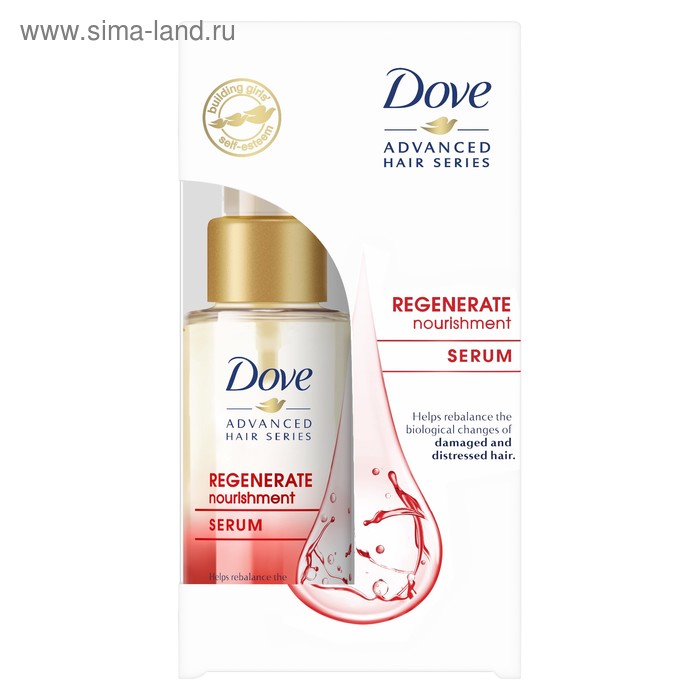 фото Масло-сыворотка dove advanced hair «прогрессивное восстановление», 50 мл