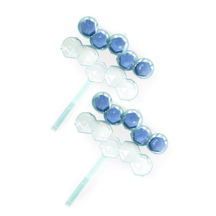 Блок для очищения унитаза Domestos power 5 дуо «Свежесть океана», 2 шт по 55 г