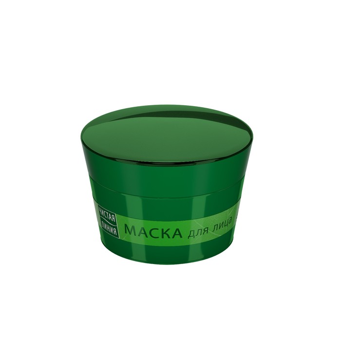 Маска для лица Чистая линия Очищающая, 45 мл