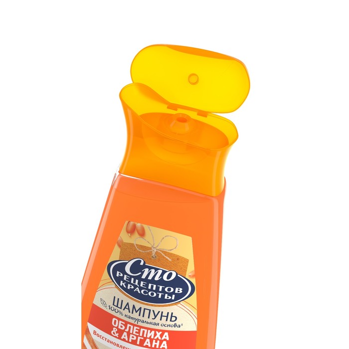 Шампунь для сухих и поврежденных волос Сто рецептов красоты Облепиховый, 380 мл
