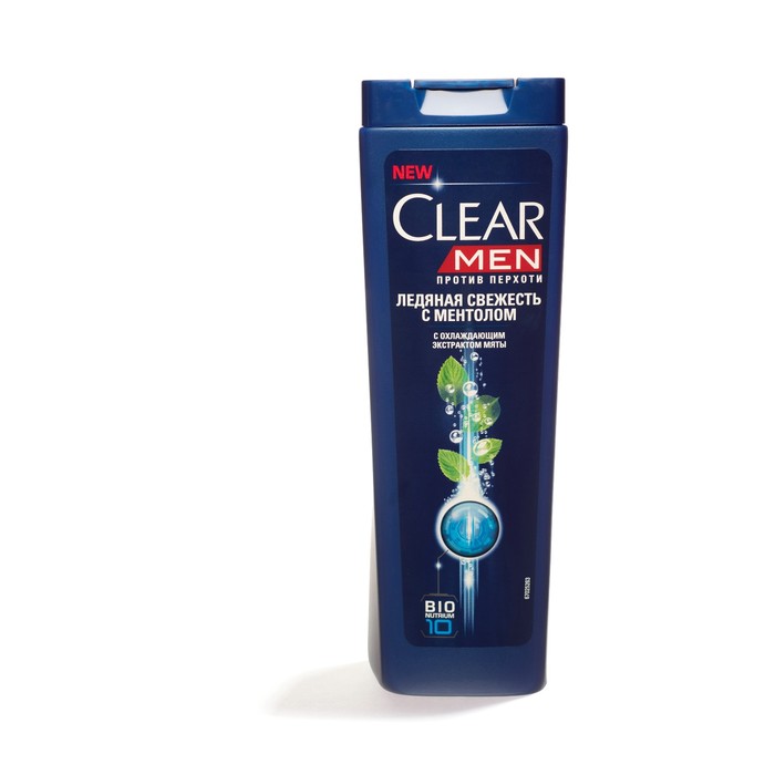 Шампунь CLEAR для мужчин против перхоти «Ледяная свежесть» с ментолом, 400 мл