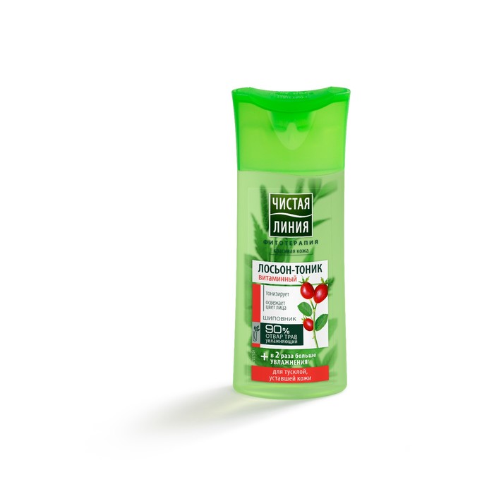 Лосьон-тоник Чистая линия Витаминный для тусклой кожи, 100 мл
