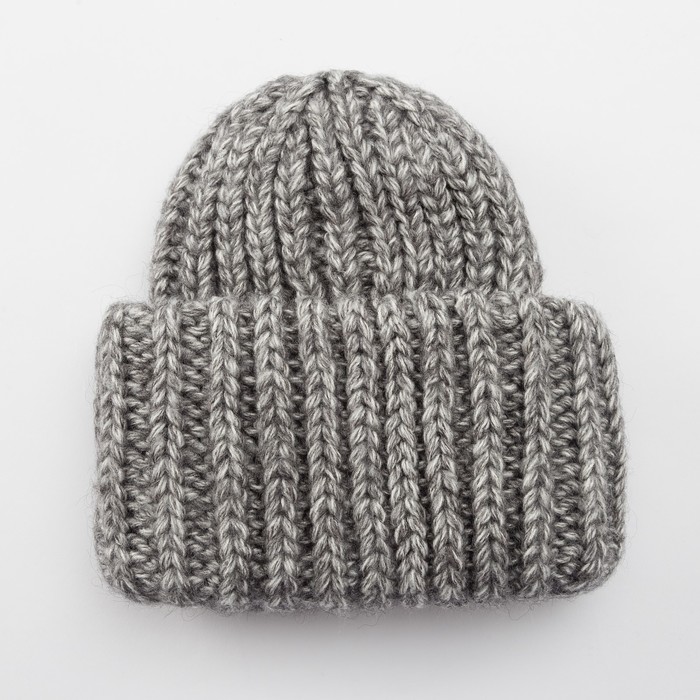 Шапка женская "Аталанта" цвет серый, р-р 56