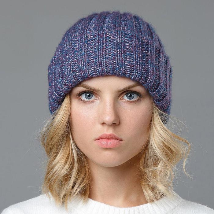 Шапка женская "Эдмонд" цвет зелёный, р-р 56