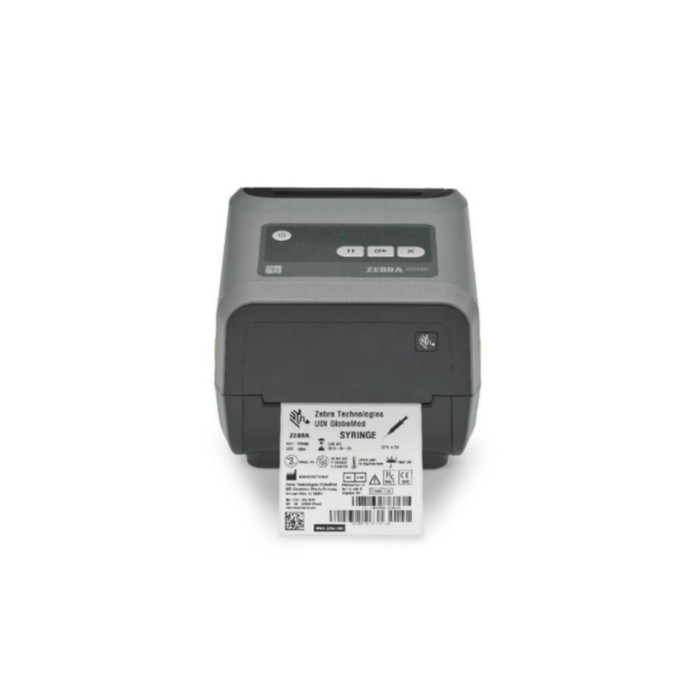 Термопринтер Zebra ZD420 TT (4", 203 dpi, USB, BTLE), серый