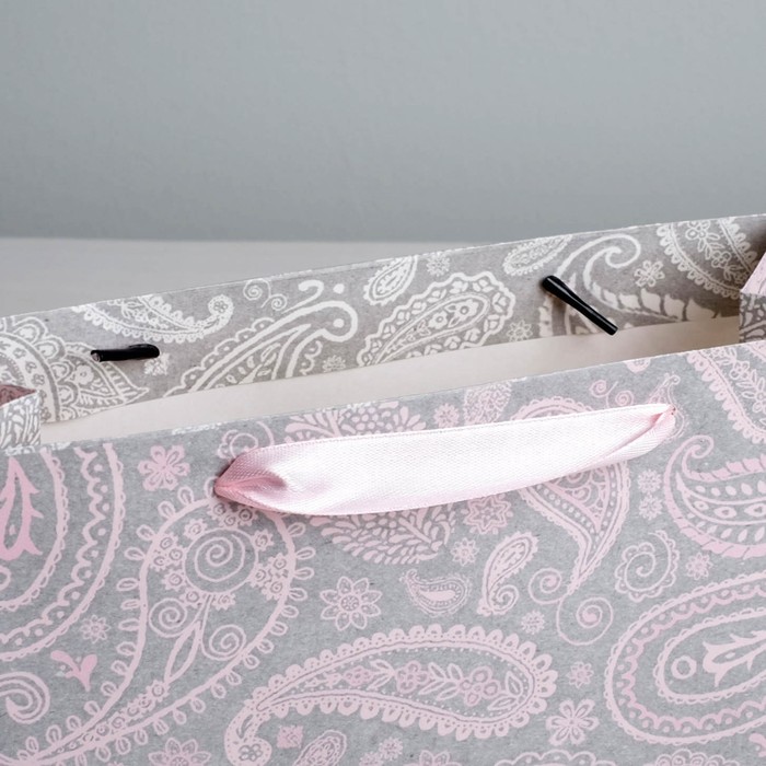 Пакет крафтовый подарочный «Прекрасных подарков», 22 × 17,5 × 8 см