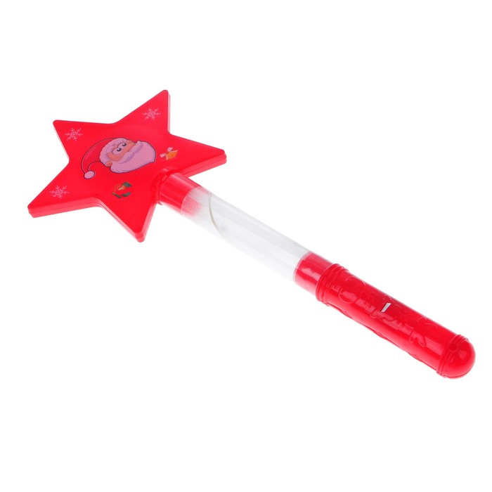 Палочка световая "Дед Мороз", цвет красный