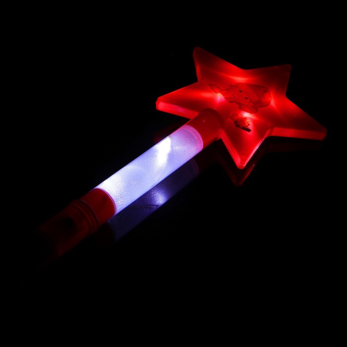 Палочка световая "Снеговик", цвет красный
