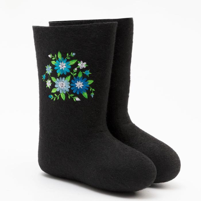 Валенки женские арт. 210В-31 (черный) (р. 37) (25 см)