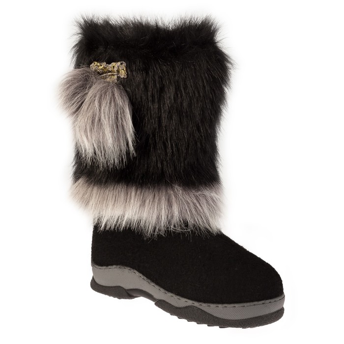 Валенки женские арт. 212МУ-522 (черный) (р. 40) (28 см)