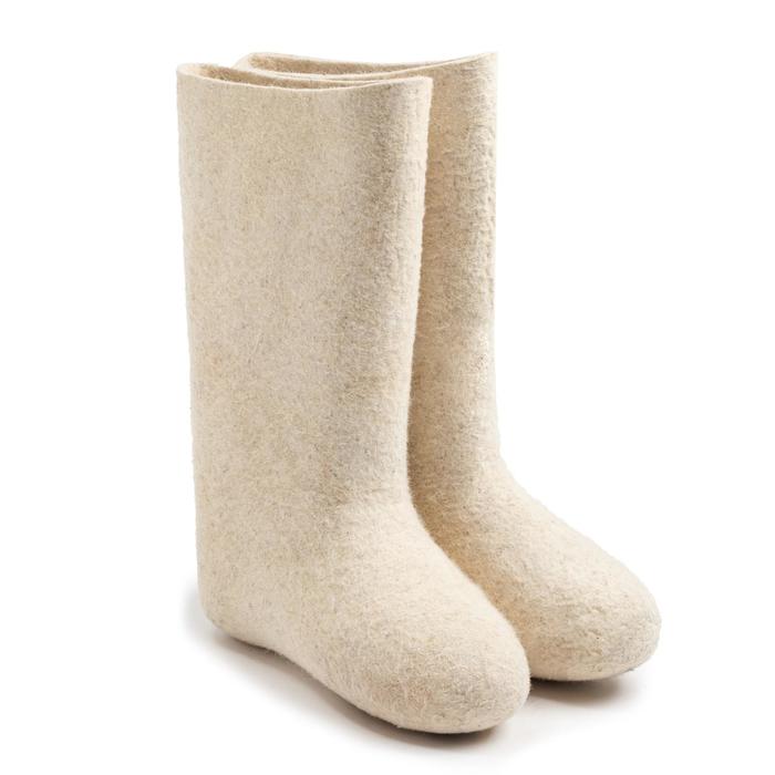 Валенки женские арт. 220-2 (белый) (р. 37) (25 см)