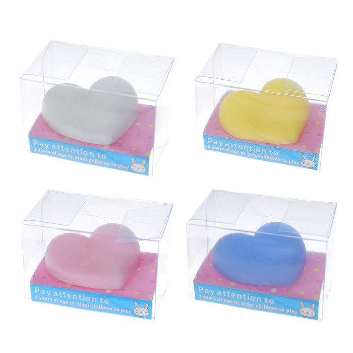 Мялка антистресс "Сердечко", цвета МИКС