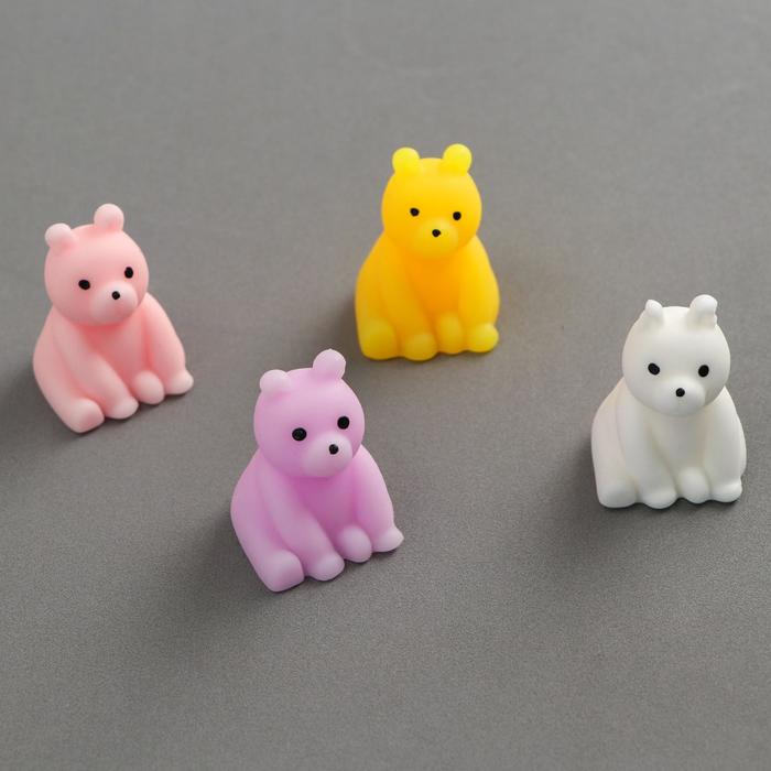 Мялка антистресс "Медведь", цвета МИКС