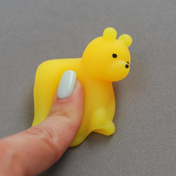 Мялка антистресс "Медведь", цвета МИКС