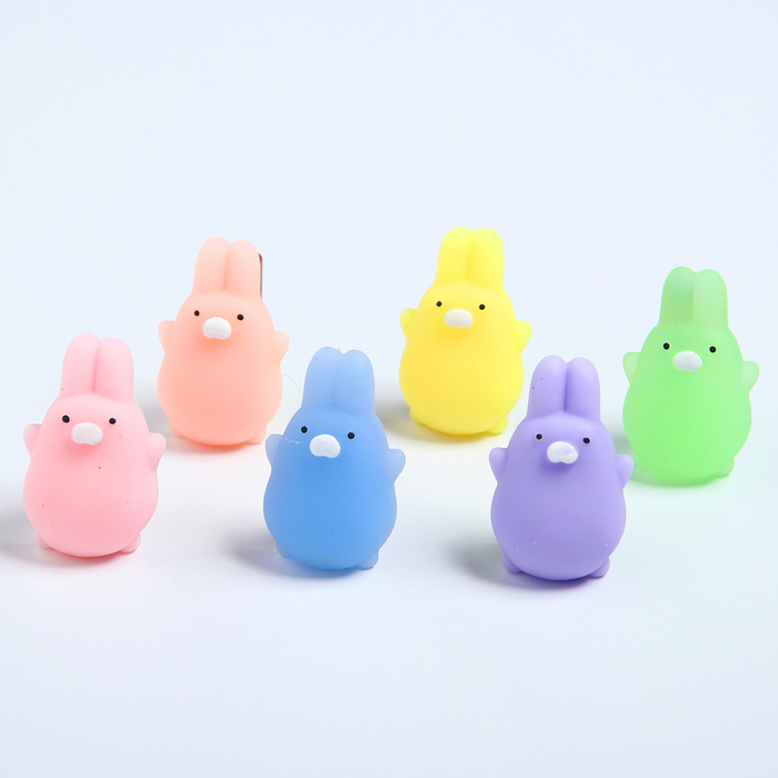 Мялка антистресс "Зайка", цвета МИКС