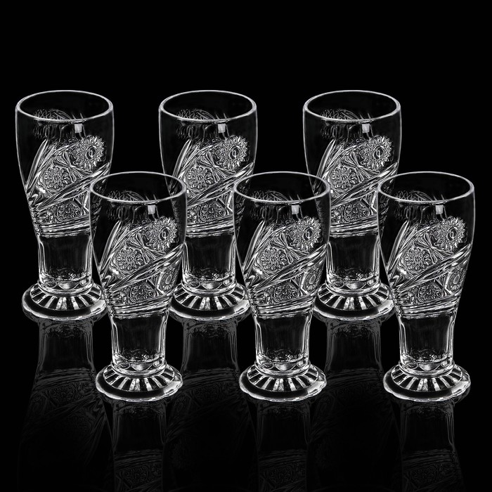 Набор бокалов 5 шт "Звезда" 350 мл, 18х12,5х15 см УЦЕНКА