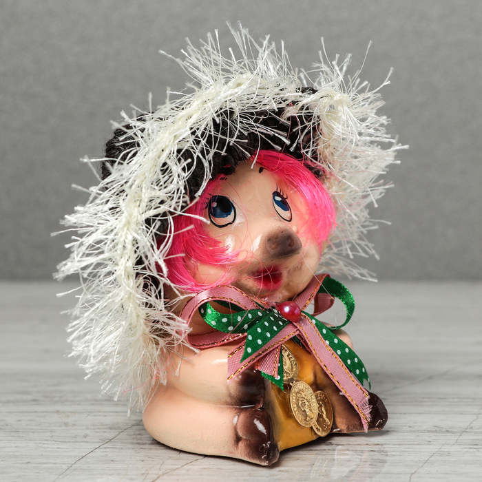 Сувенир "Поросёнок- домовёнок",текстиль микс