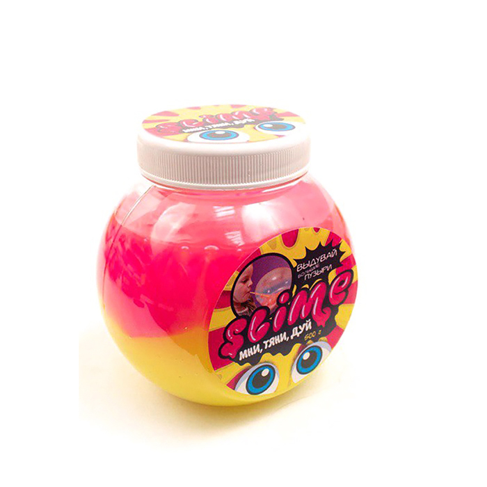 Игрушка ТМ «Slime «Mega Mix», розовый + желтый, 500 г. S500-5