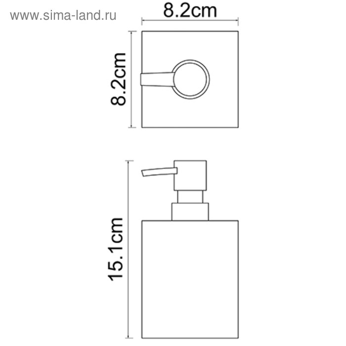 

Дозатор для жидкого мыла Leine K-3899