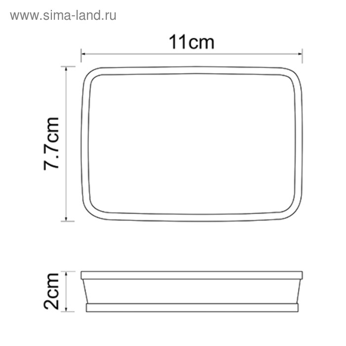 

Мыльница Rossel K-5729