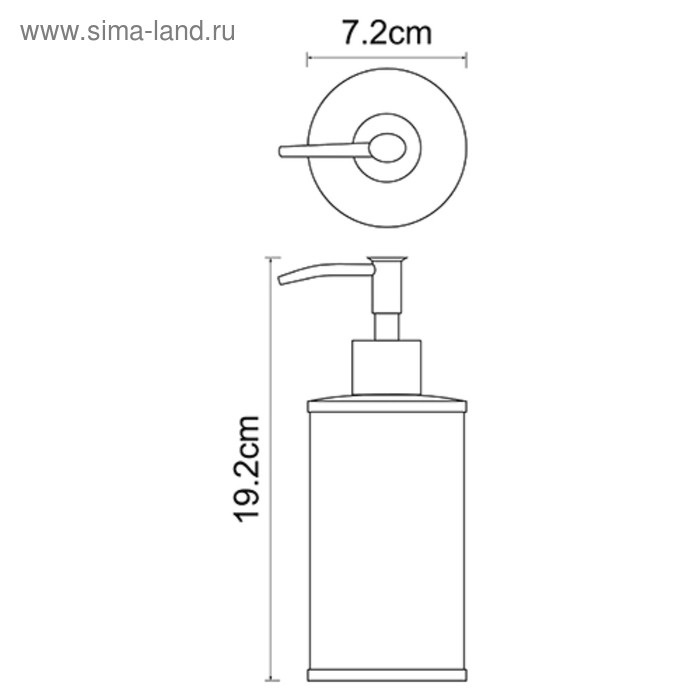 

Дозатор для жидкого мыла Rossel K-5799