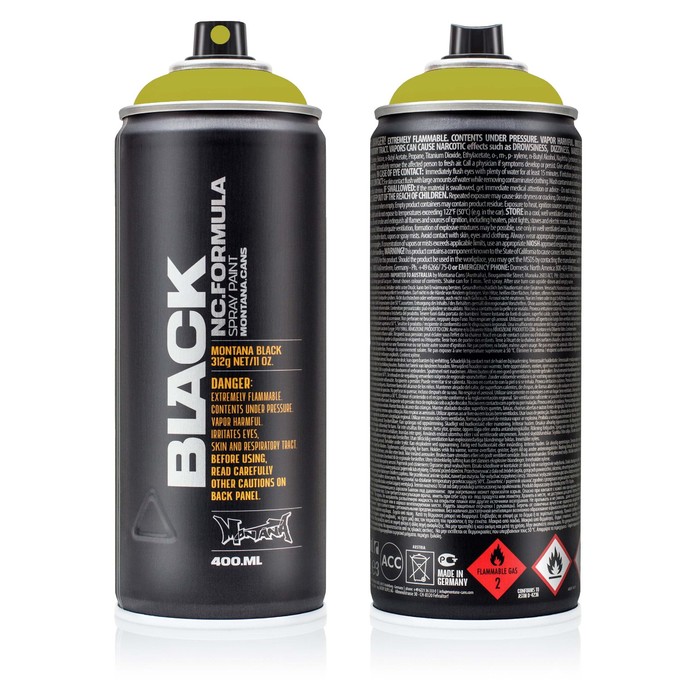 Краска MONTANA BLACK, зеленая груша, 400 мл