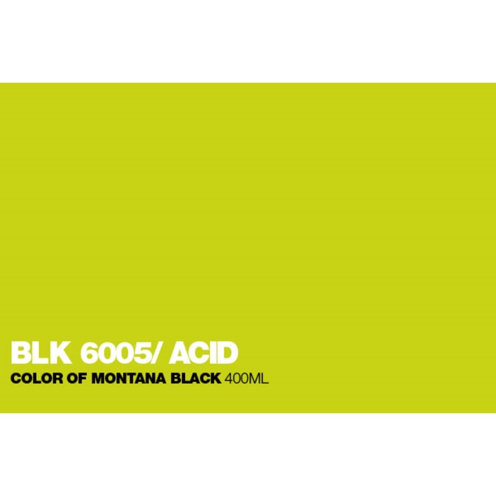 Краска MONTANA BLACK, кислотная, 400 мл