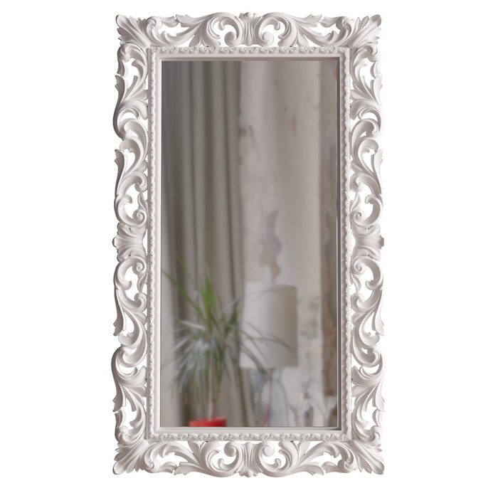 Зеркало в раме Versailles White, 800 × 30 × 1300 мм, цвет белый