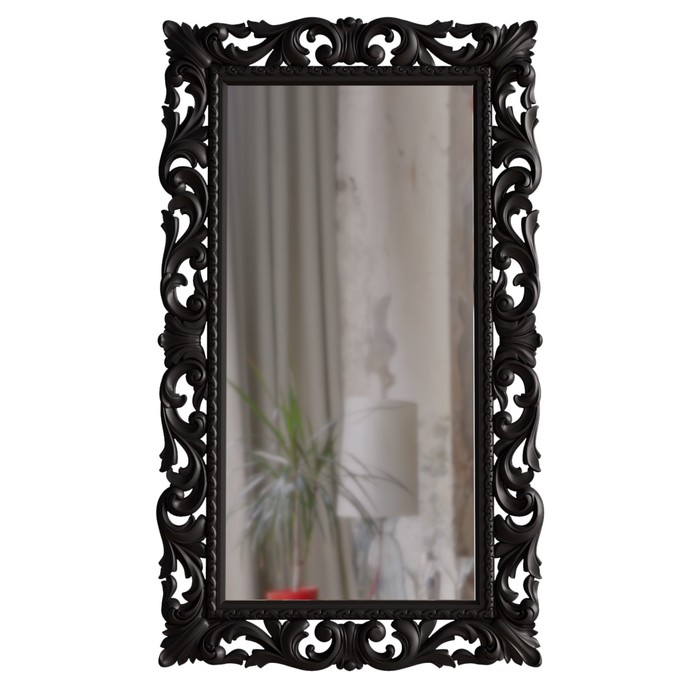Зеркало в раме Versailles Black, 800 × 30 × 1300 мм, цвет чёрный