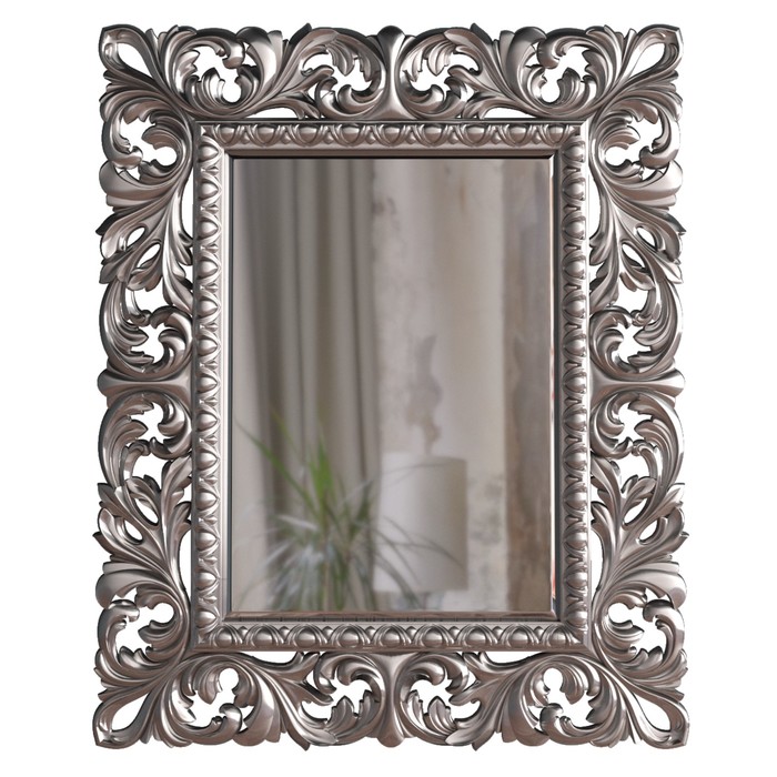 Зеркало в раме Bellezza Silver, 800 × 30 × 1000 мм, цвет серебро