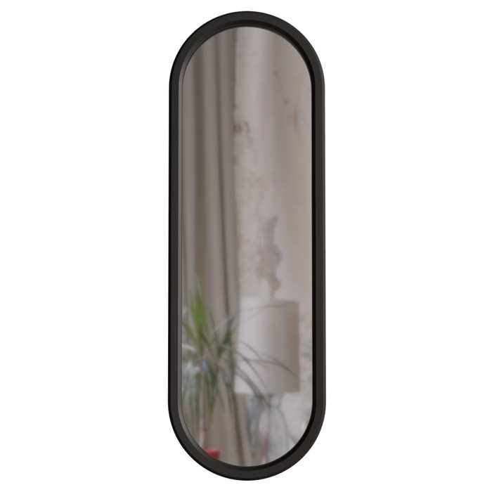 Зеркало в раме Drom City Black, 600 × 30 × 2000 мм, цвет чёрный