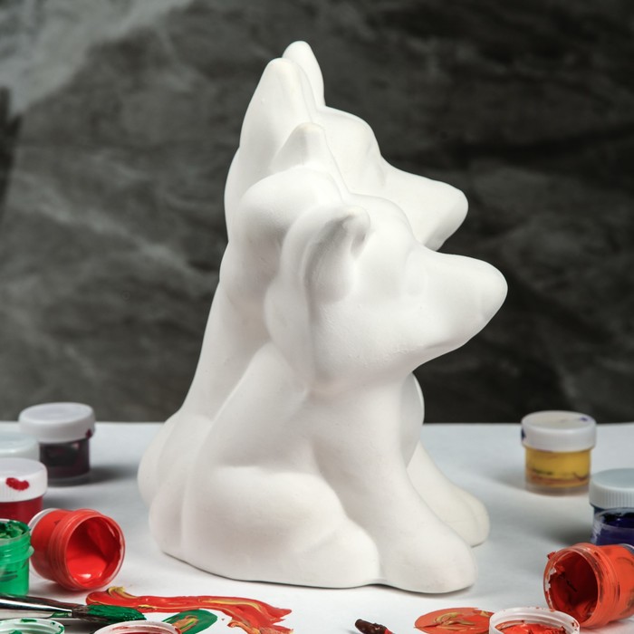 Копилка-раскраска "Щенки хаски"