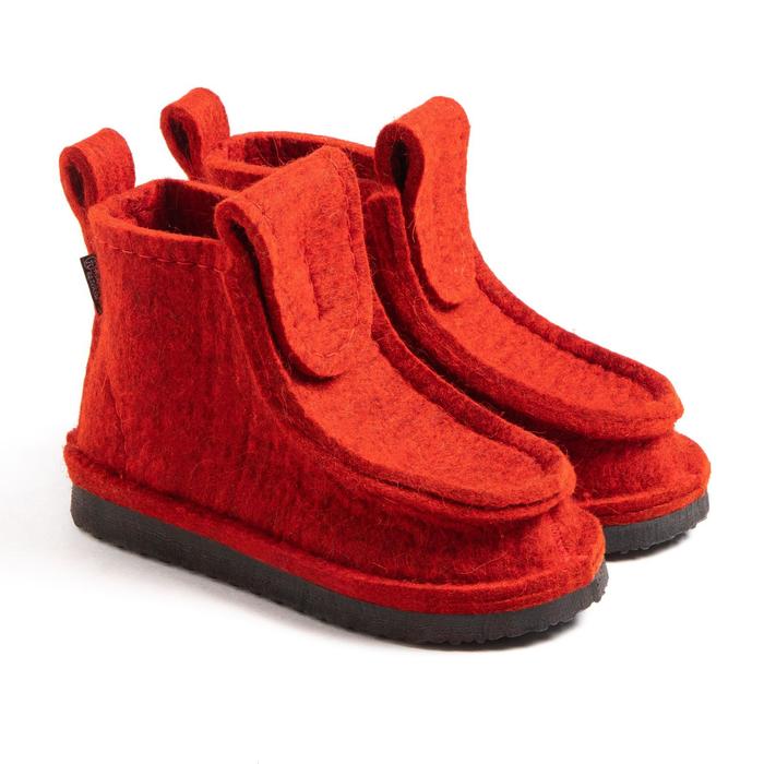Полуботинки войлочные арт. Вш-31 МП (красный) (р. 39)