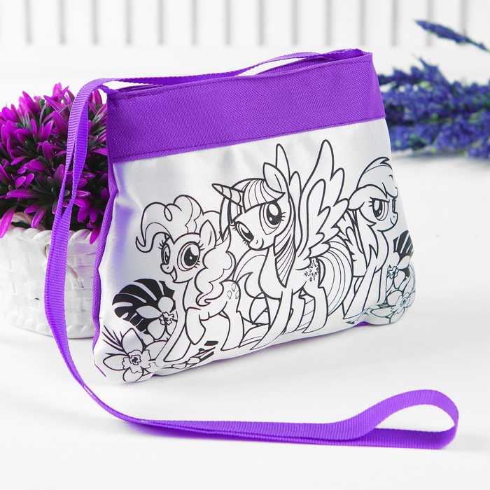 Сумочка для росписи My Little Pony с фломастерами и стразами ST-1506-MLP