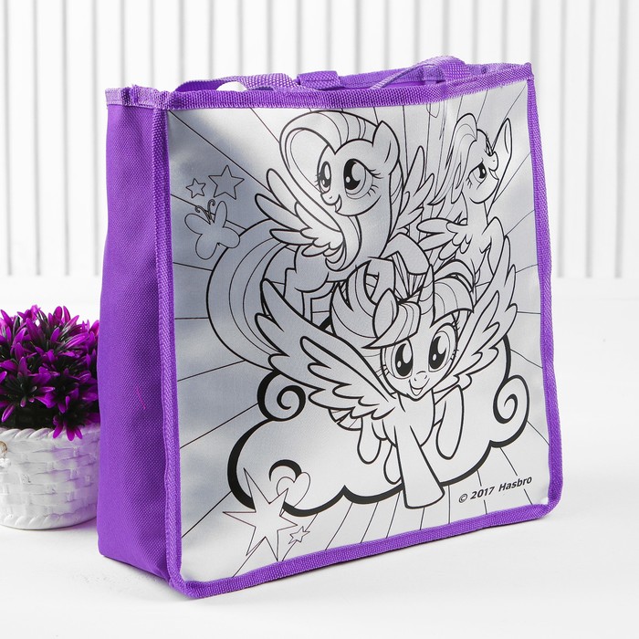 Сумочка для росписи My Little Pony с фломастерами и стразами ST-1507-MLP