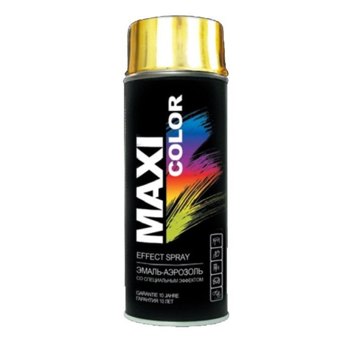 Эмаль-аэрозоль MAXI COLOR, эффект золота, 400 мл